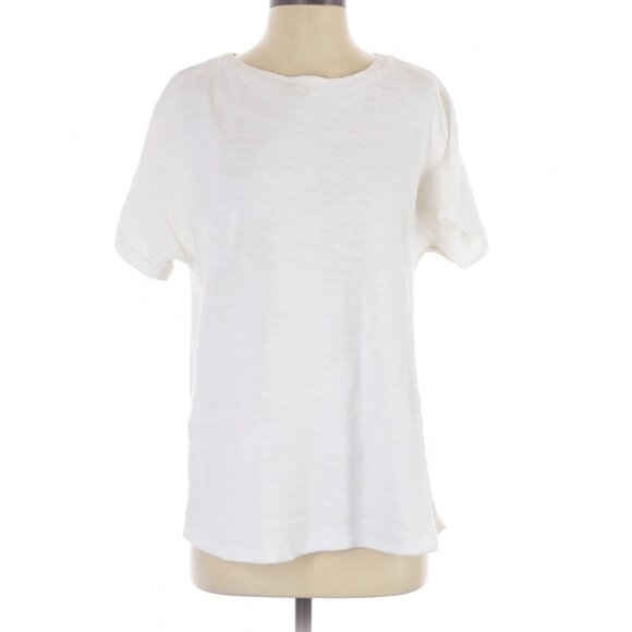 Thick Loose-fit White T-shirt from Lou & Grey - Picture 1 of 2